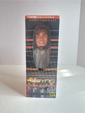 Justin Timberlake Collectible Bobblehead - Gray Jacket